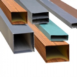 Color Painted Building Aluminum Square Pipes